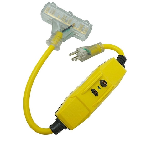 Southwire 26020008-6 Portable Safety GFCI 12/3, 15A Triple Outlet 26020-008-6-SOUTHWIRE
